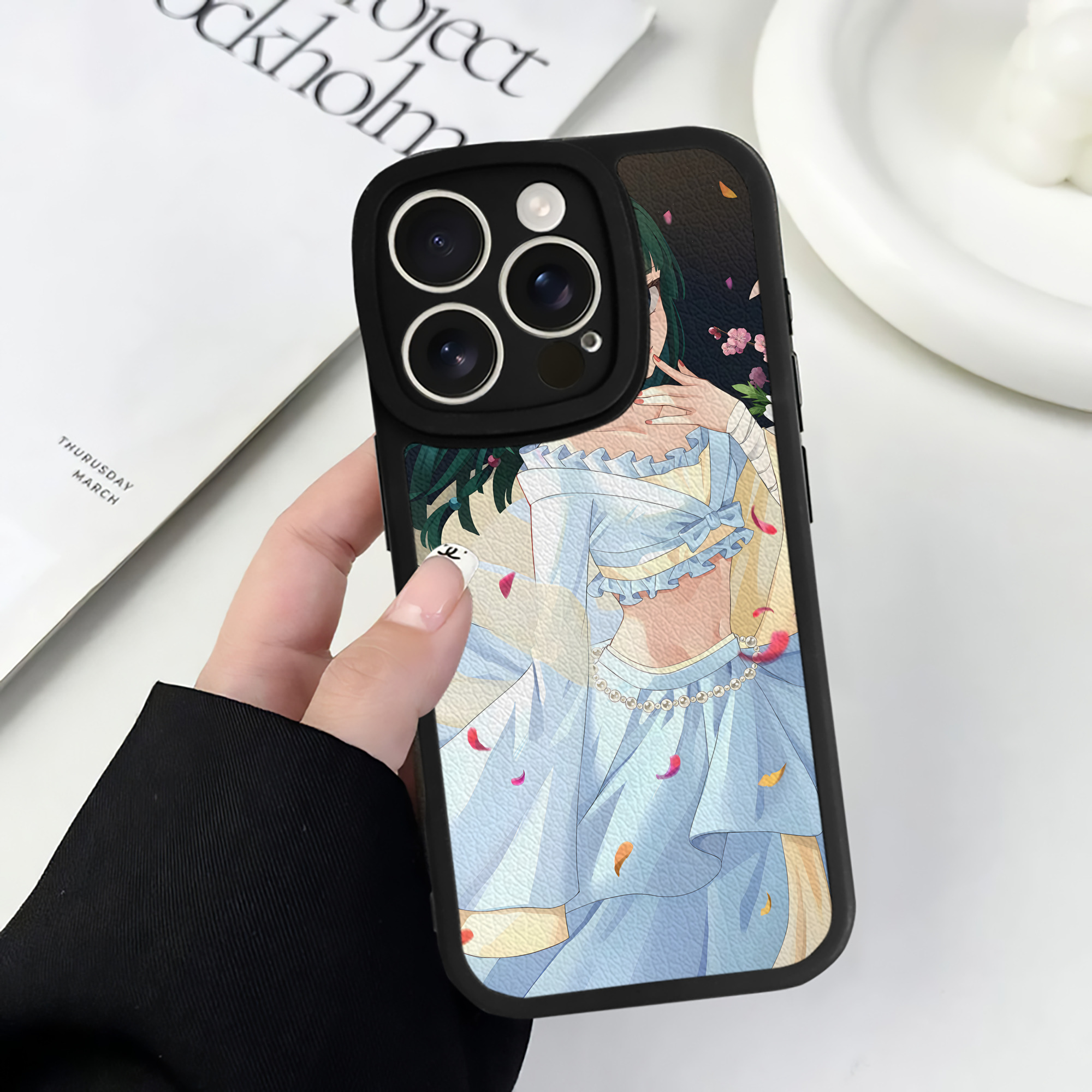（画像用） 薬屋のひとりごと The Apothecary Diaries 【iPhone 16シリーズ対応】シリコンスマホケース（レザー調） 材質：シリコン